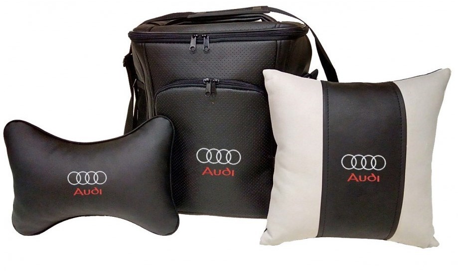 Набор из термосумки 20 л, подушки-подголовника, подушки Audi