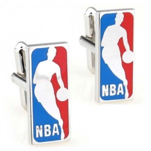 Запонки NBA (синий/красный)