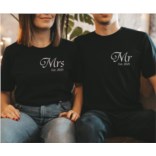 Футболки на годовщину Mr, Mrs ваш год свадьбы