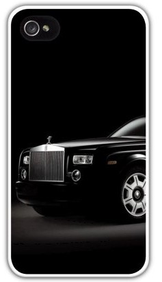 Чехол-накладка для iphone 4/4S, черное авто