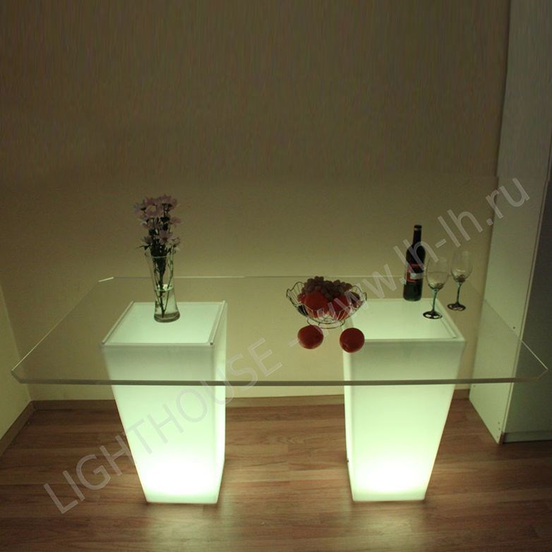 Светящийся LED стол Pacifico Double 220V White