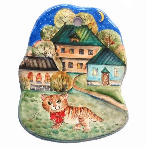 Сырная доска Рыжий кот малая
