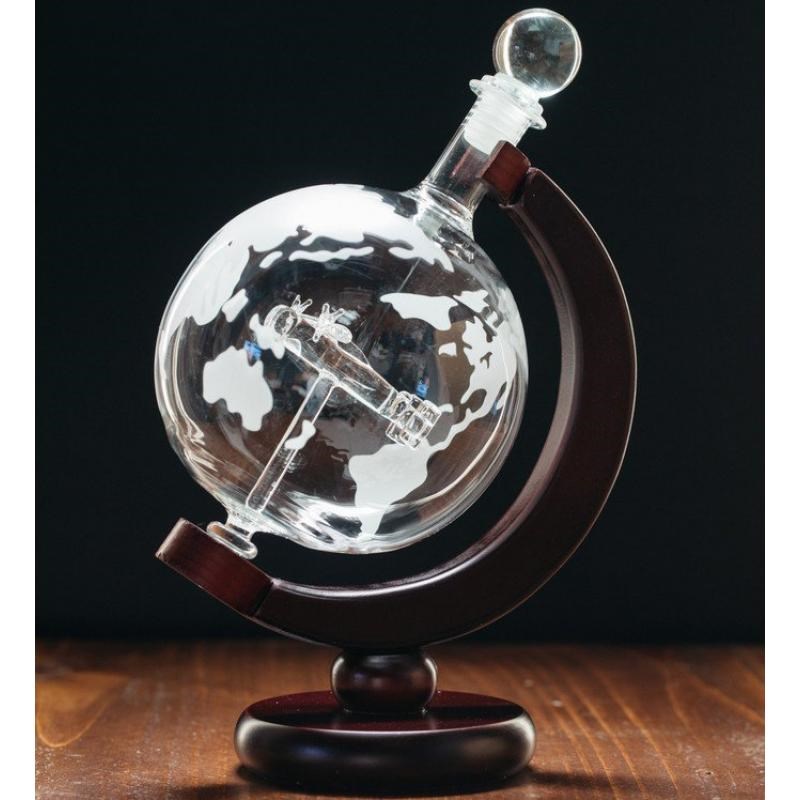 Штоф для крепких напитков Globe Airplane