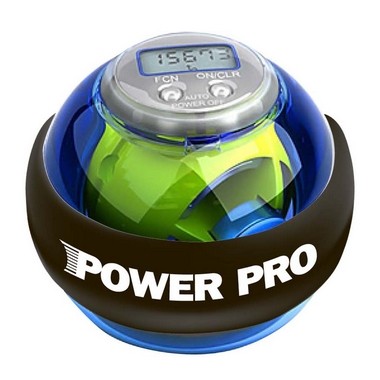 Кистевой тренажер Powerball Pro Blue, с подсветкой