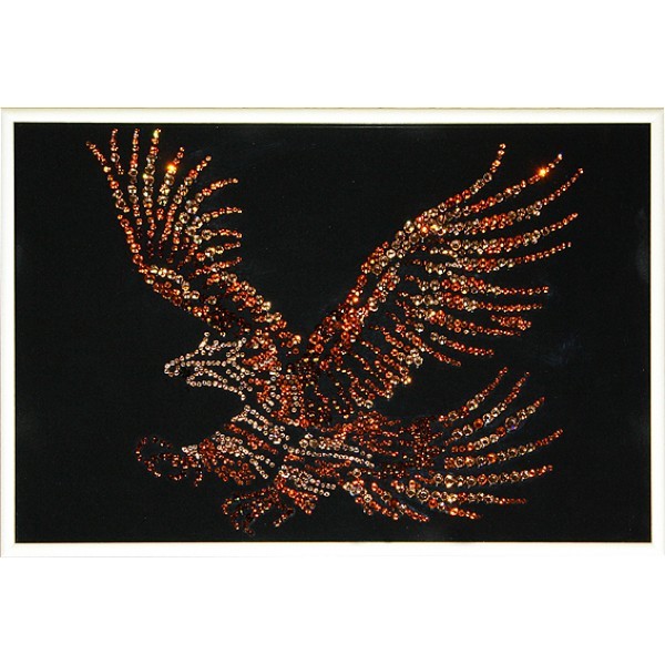 Картина с кристаллами Swarovski Орел
