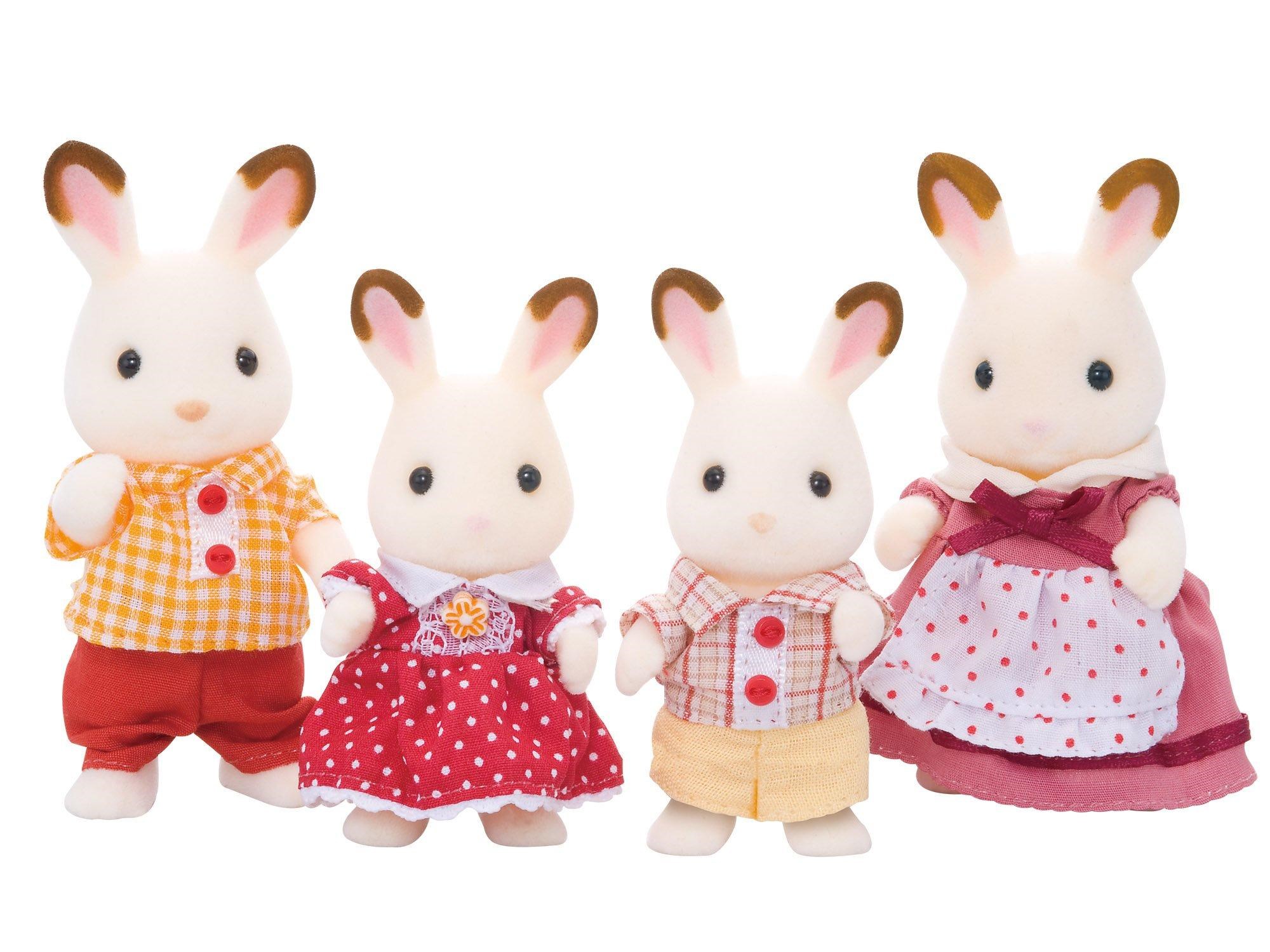 Игровой набор Sylvanian Families Семья Шоколадных Кроликов