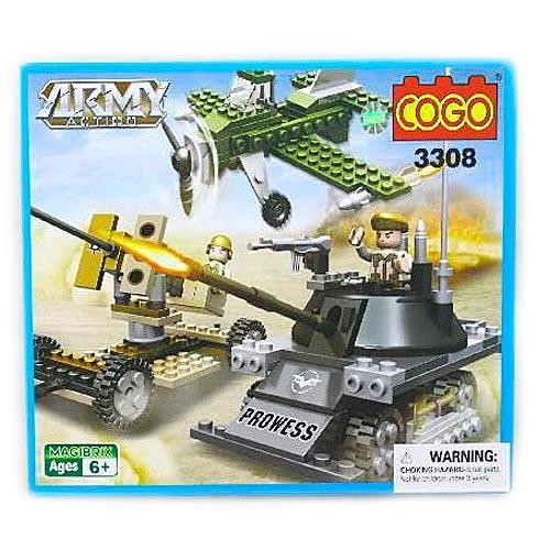 Конструктор Cogo Армия. Военная техника, 170 деталей