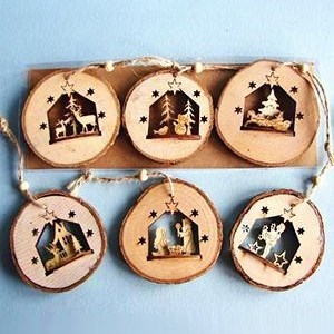 Набор ёлочных игрушек Рождественские миниатюры