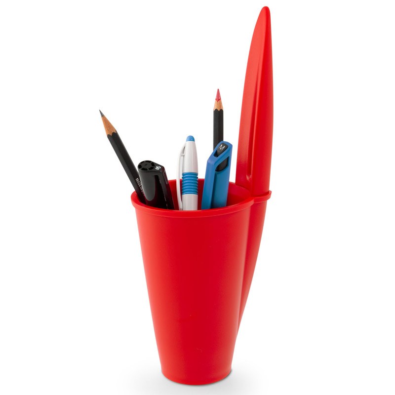 Подставка для ручек Bic, красная
