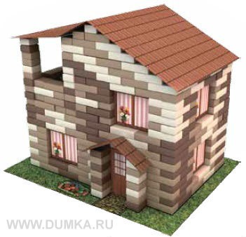 Конструктор из кирпичиков Коттедж