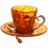 Кофейный набор из янтаря