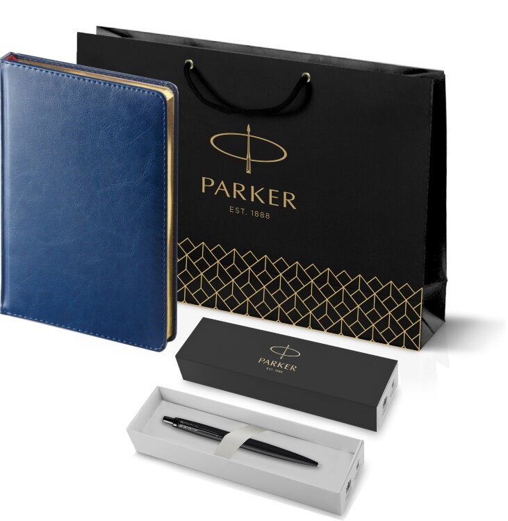 Подарочный набор Parker: шариковая ручка Parker Jotter XL SE20 Monochrome и ежедневник 212_3_128042753
