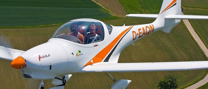 Сертификат на полет На закате на Aquila A 210 (40 мин)