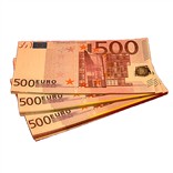Забавная Пачка денег 500 евро