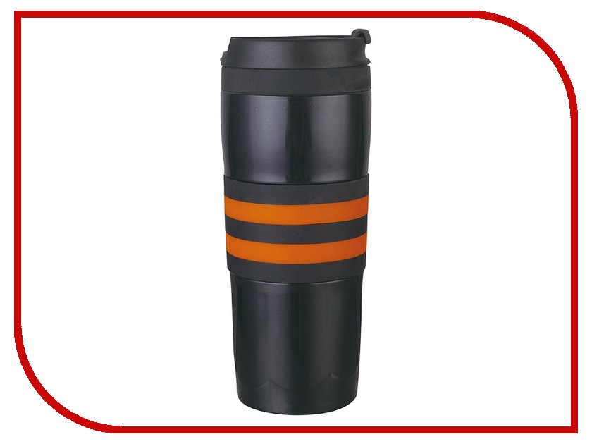 Термокружка Alpenkok Георгиевская лента 400 ml Black