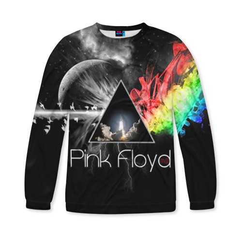 Женский свитшот 3D с полной запечаткой Pink Floyd