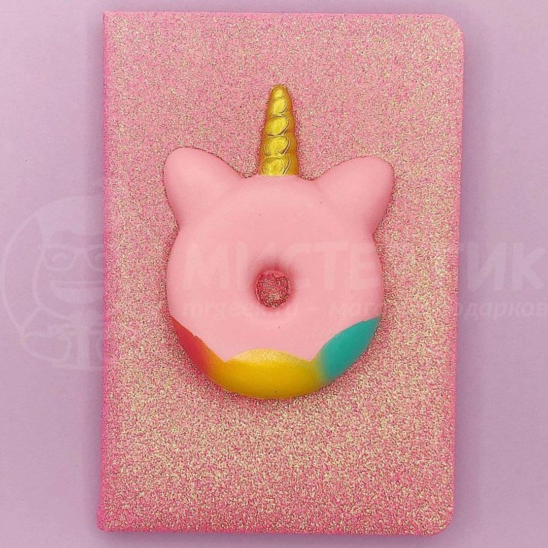 Блокнот-сквиш Donut unicorn