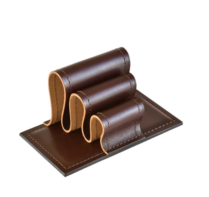 Визитница-холдер LUXE из кожи Full Grain Bologna Brown