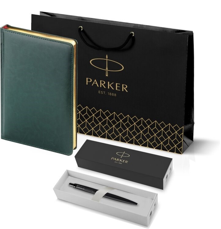 Подарочный набор Parker: шариковая ручка Parker Jotter XL SE20 Monochrome и ежедневник 212_3_128052753