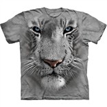 Футболка The Mountain 3D "White Tiger Face"