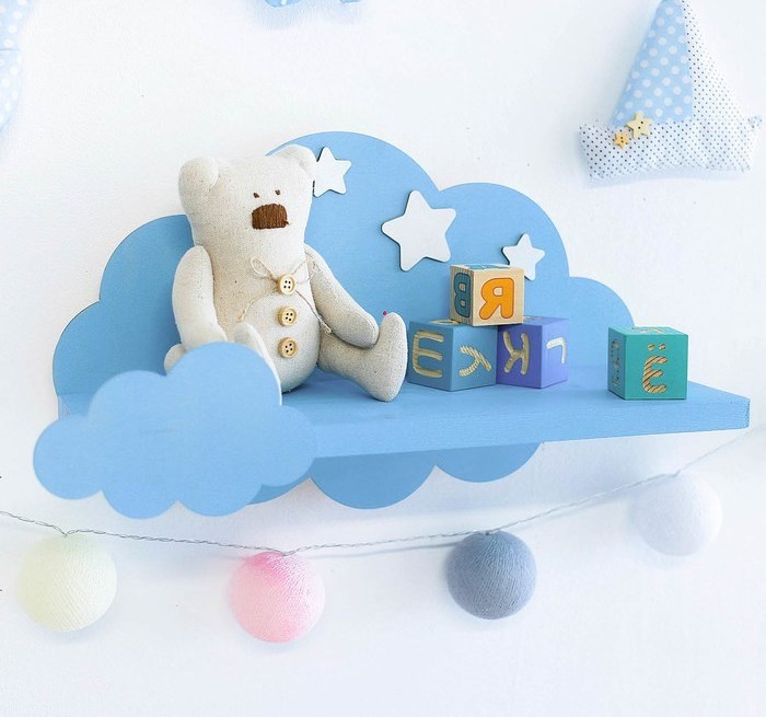 Настенная полка Cloud 15 х 40 х 25 см