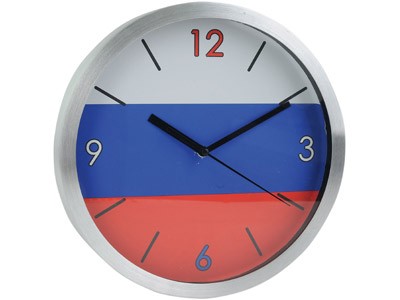 Настенные часы «Российский флаг»