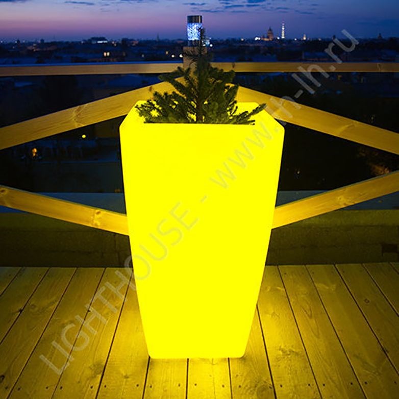 Светящаяся LED ваза-кашпо Flox RGB Accum