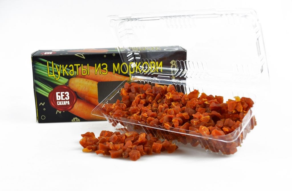Цукаты из моркови с имбирем
