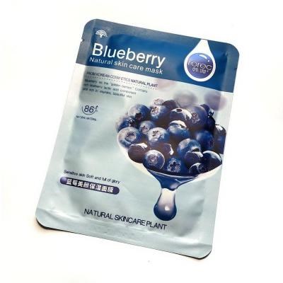 Тканевая моделирующая маска для лица Rorec BlueBerry