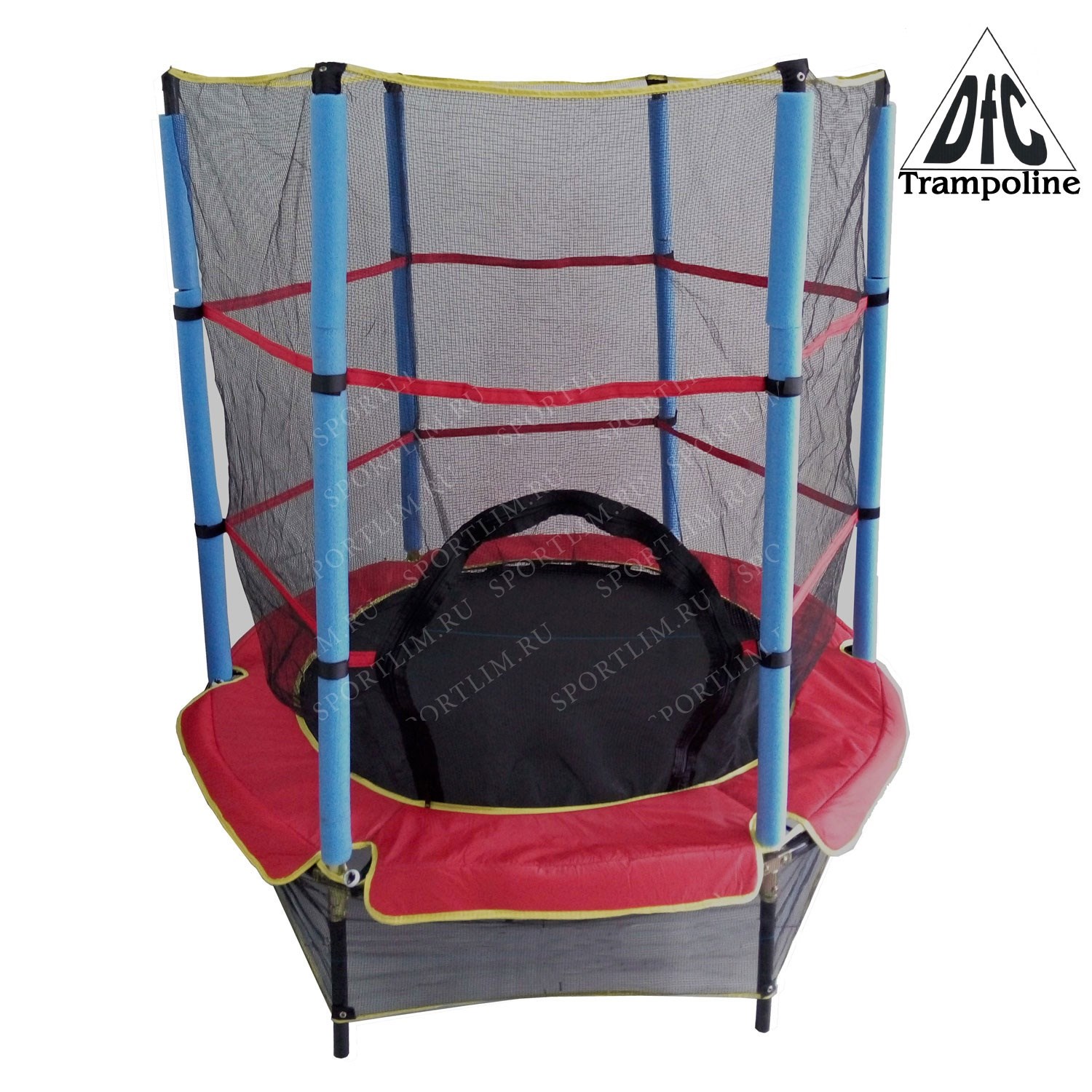 Батут DFC Trampoline Fitness 55 дюймов с сеткой (137 см)