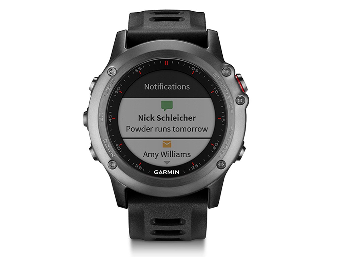 Спортивные часы Garmin Fenix 3 черного цвета