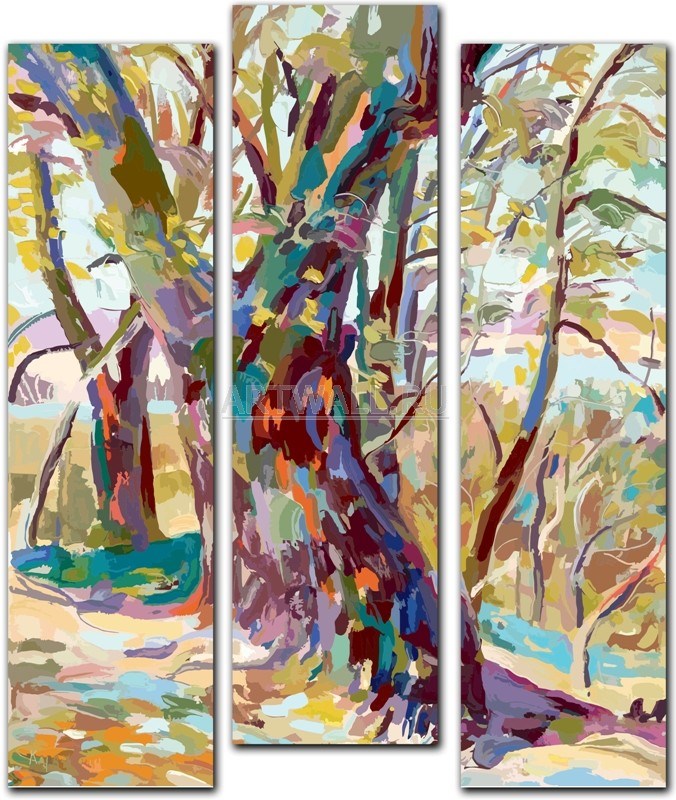 Модульная картина «Дерево» 70×83 см