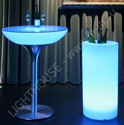 Светящийся LED стол Chermisey RGB Accum (под заказ)