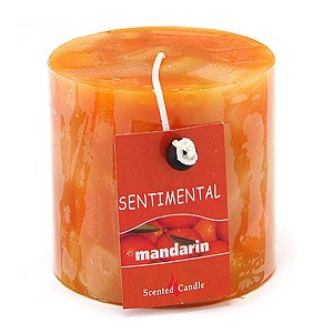 Свеча Sentimental мандарин