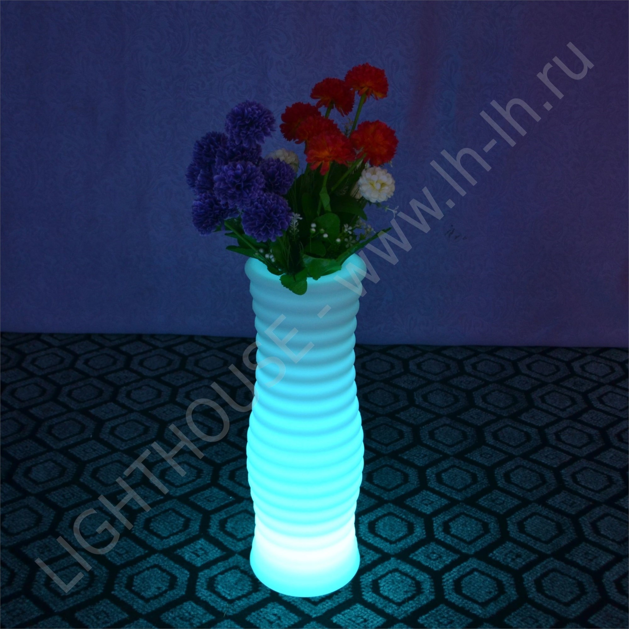 Светящееся LED кашпо Shalu RGB Accum (под заказ)