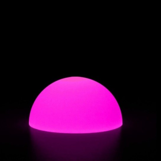 Светящаяся полусфера Лея 80 см RGB
