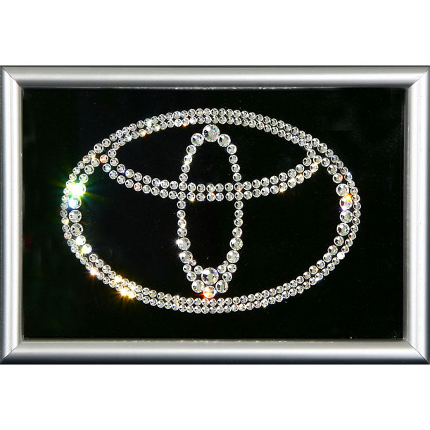 Картина из кристаллов Toyota