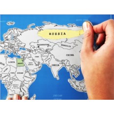 Стиральная карта мира