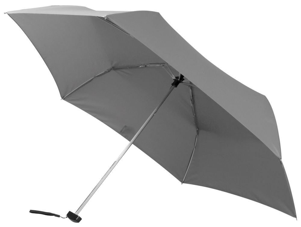 Легкий складной зонт Unit Slim (цвет: серый)