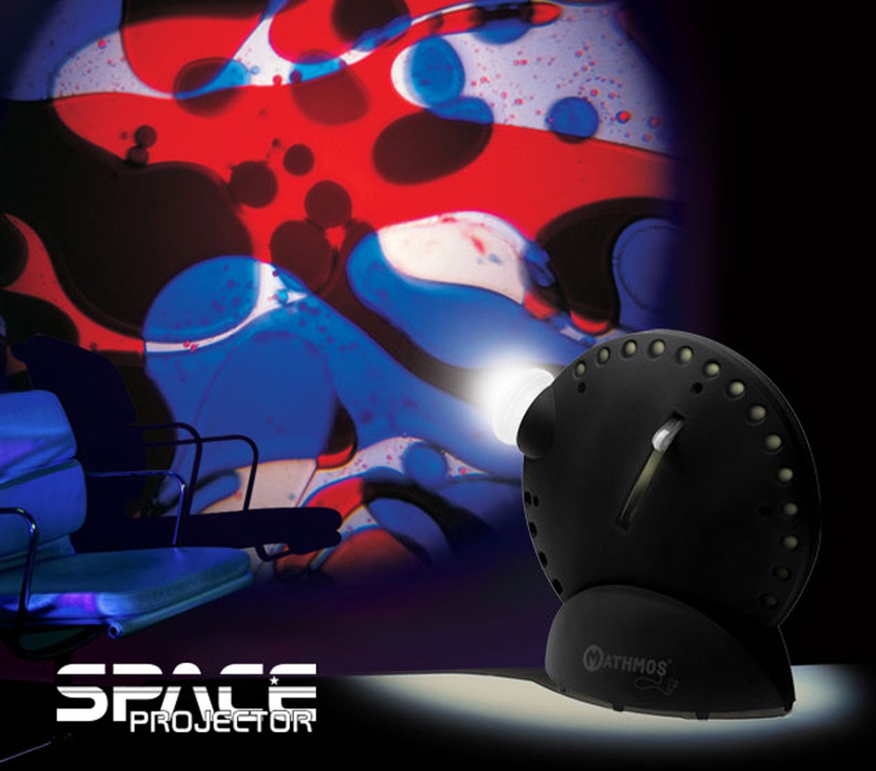 Проектор Mathmos Space Projector (сине-красный)
