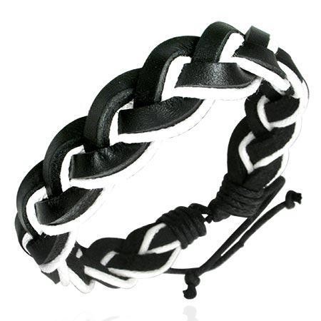 Мужской плетеный браслет Fashion Steel
