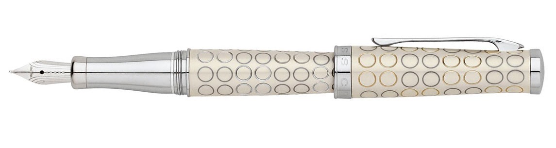 Перьевая ручка Cross Sauvage Ivory/Forever Pearl M
