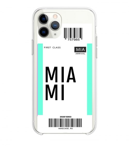 Чехол для iPhone One-way Ticket #11