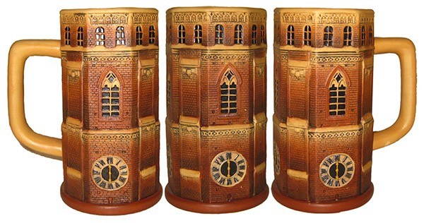 Пивная кружка «Часовая башня»
