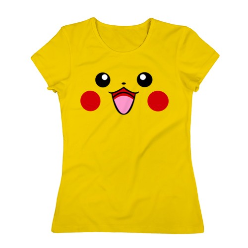 Женская футболка Happy pikachu