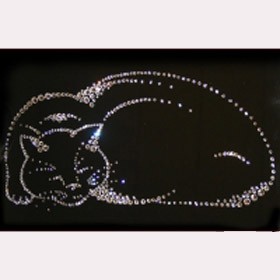 Картина Swarovski Киска