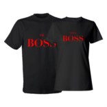 Парные футболки I am Boss. Like a Boss