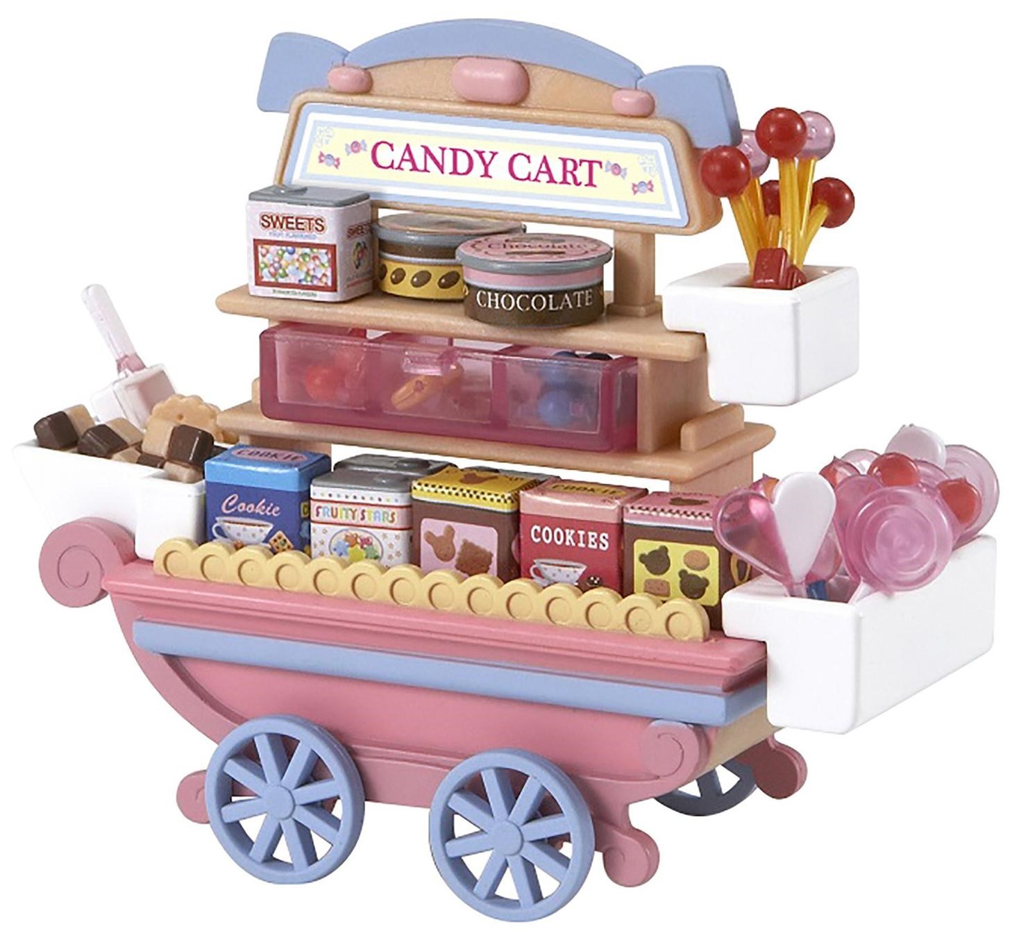Игровой набор Sylvanian Families Тележка со сладостями