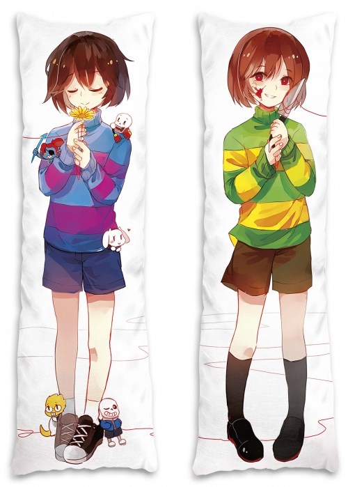 Подушка дакимакура «Фриск и Чара Undertale»