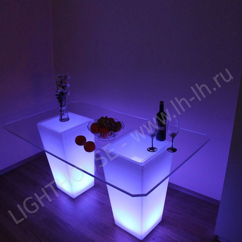 Светящийся стол Pacifico Double RGB Accum